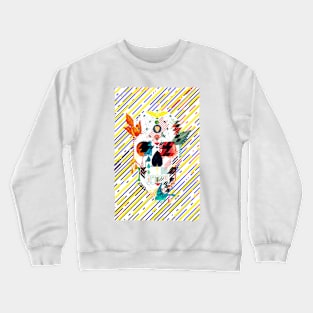 Abstract Skull Crewneck Sweatshirt